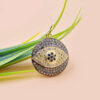 14K Yellow Gold Evil Eye Pendant Diamond Evil Eyes Pendant