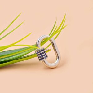 Blue Sapphire Carabiner Jewelry