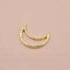 Half Moon Push Lock Jewelry