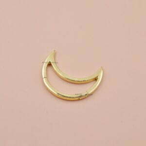 Half Moon Push Lock Jewelry