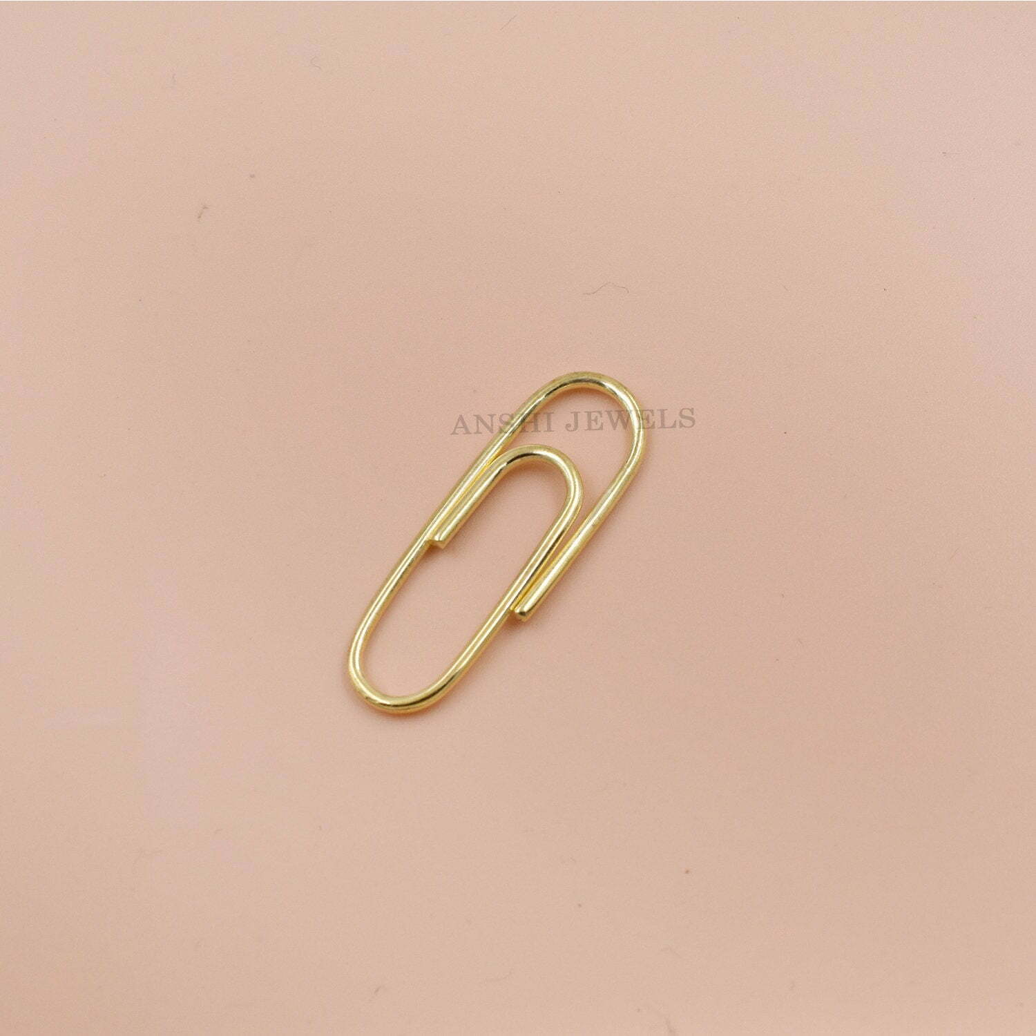 925 Sterling Silver Paper Clip Lock, Paper Clip Chain, Paper Lock, Paper Clip Lock - Image 3