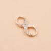 Rose Gold Infinity Lock