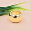 Gold Vermeil Cigar Band Ring
