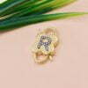 gold padlock jewellery R letter