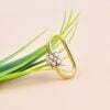 Yellow Gold Pearl Carabiner Lock