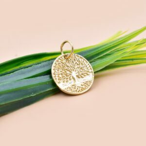 Yellow Gold Lucky Tree Charm