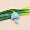 Yellow Gold Mushroom Pendant