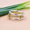 Single Cut Diamond Band Ring