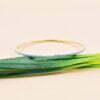 Thin Round Turquoise Bangle