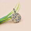 925 Silver Pendant, Designer Pendant, Diamond Hamsa Pendant, Diamond Hamsa Pendant