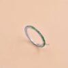 Tsavorite Eternity Band Ring