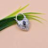 Sterling Silver Heart Padlock