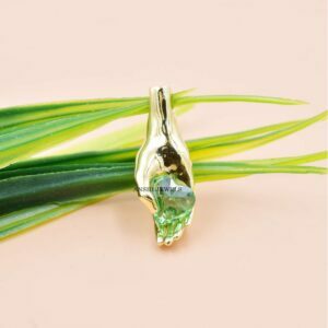 14K Yellow Gold Plated Figa Charm
