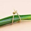 14K Gold Plated Hoop Earring