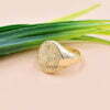Gold Classic Signet Ring