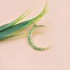 Emerald Half Moon Pendant