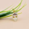 Gold Plated Skull Pendant