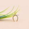 Diamond Horseshoe Gold Charm