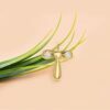 14k Gold Plated T Pendant