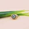 Gold Eye Shape Ring