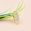 Gold Diamond Padlock Pendant