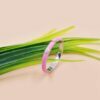 Pink Enamel Band Ring