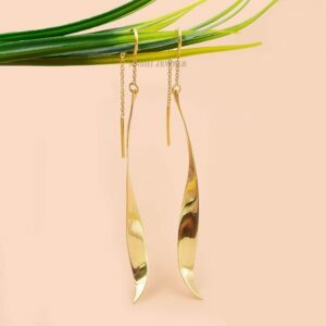 Gold Plated Dangle Earrings