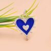 925 Silver Diamond Heart Pendant