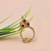 14K Gold Plated Finding Lobster Diamond Lock