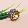 925 Silver Designer Ruby Cigar Band Ring Jewelry