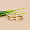 Yellow Gold Plated Band Ring