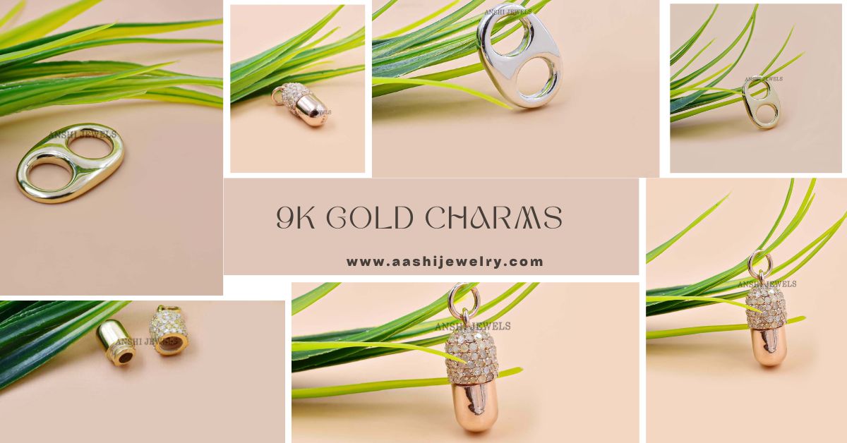 9k Gold Charms Handmade Jewelry