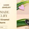 Best Initial Enamel charms Handmade Jewelry