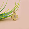 Mini Diamond Letter Clover Charm Clover Charm For Necklace 925 Silver Clover Charm