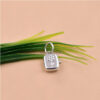 Silver Blossom Memory Pendant – Hidden Photo Charm Gift Jewelry