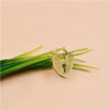 Engraved Heart Lock Charm Clasp Gold Plated Silver Jewelry