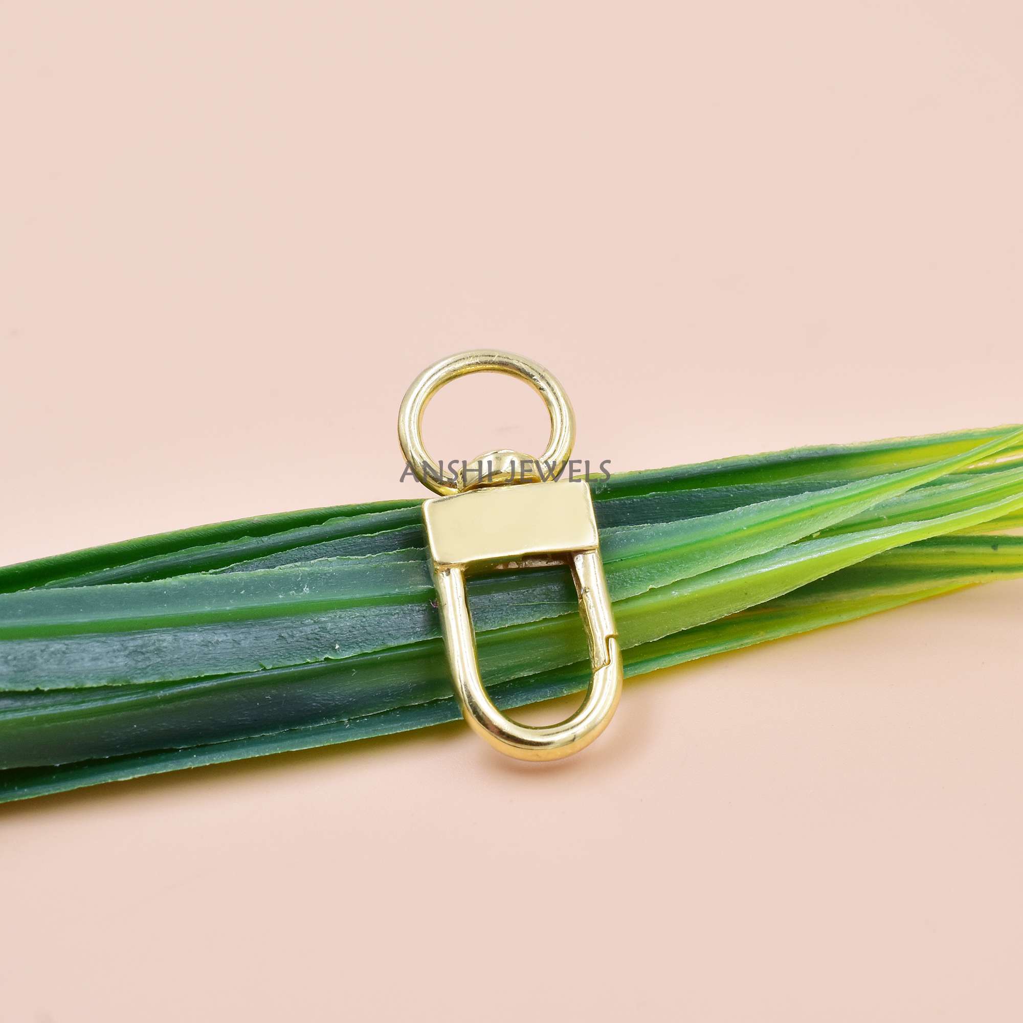 Elegant Gold-Plated Sterling Silver Clasp Lock – Modern Jewelry Connector for Necklaces & Bracelets - Image 3