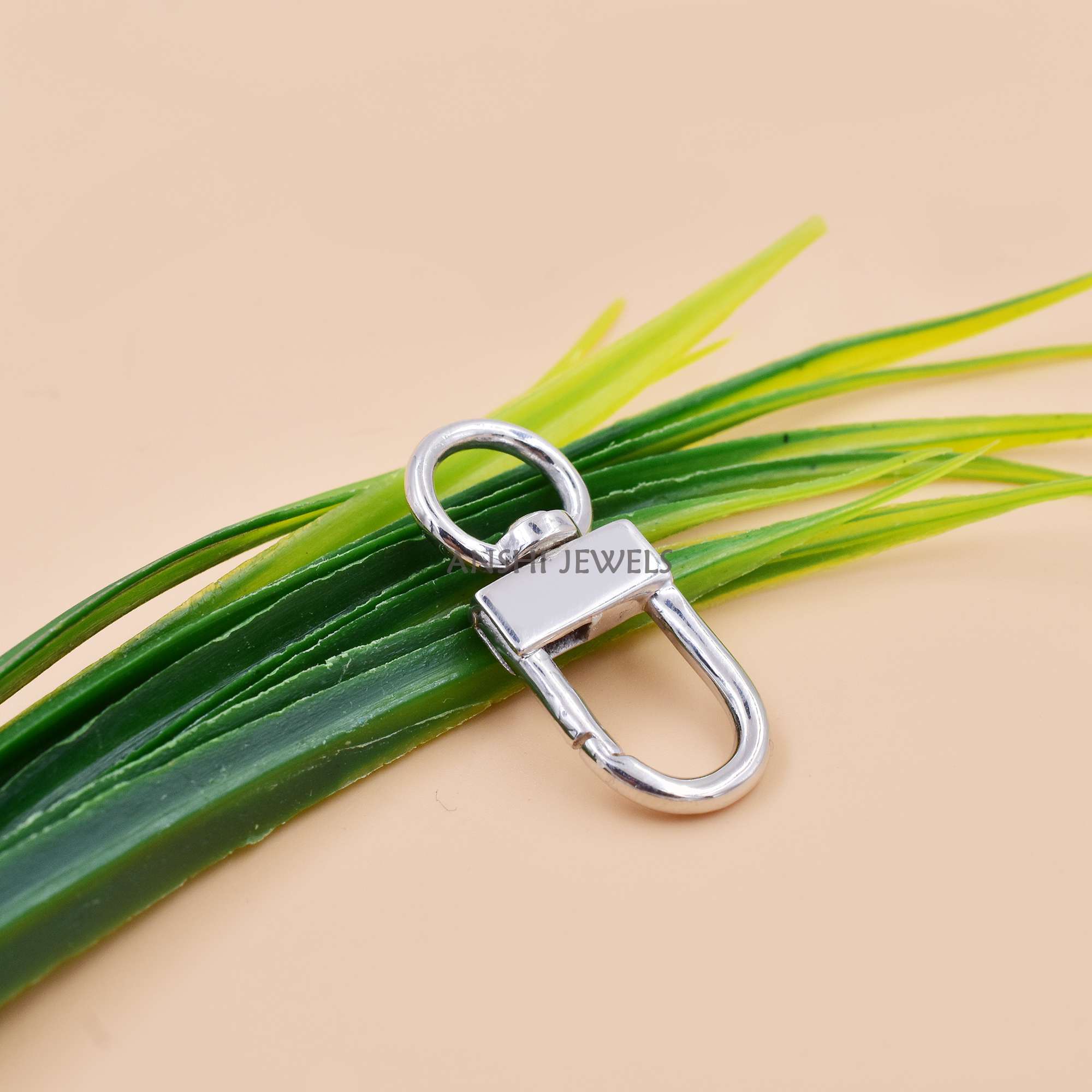 Elegant Gold-Plated Sterling Silver Clasp Lock – Modern Jewelry Connector for Necklaces & Bracelets - Image 5