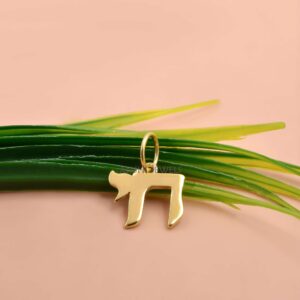 925 Sterling Silver Chai Pendant, Symbol of Life Charm Jewelry
