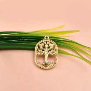 Tree of Life Silver Pendant – Symbolic 925 Sterling Silver Charm For Necklace